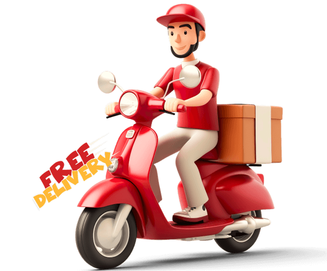 Man on a Scooter
